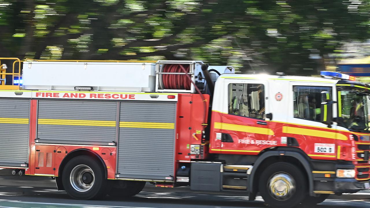 Woman and child safe in boarding house blaze