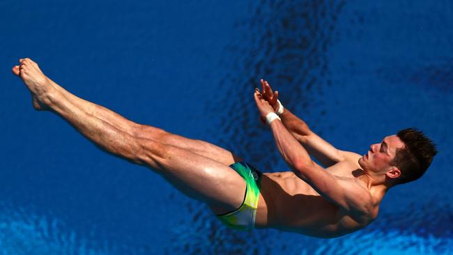 Australia’s James Connor on his way to qualifying for the final. Photo: Getty Images