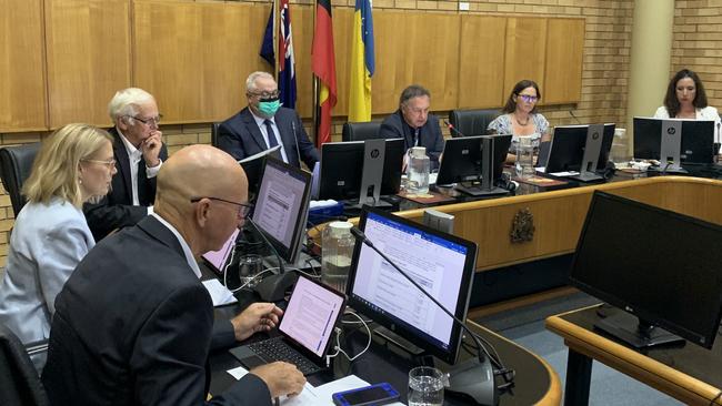 The first meeting of the new Coffs Harbour City Council went in to confidential mode to discuss a "personnel matter". Picture: Janine Watson