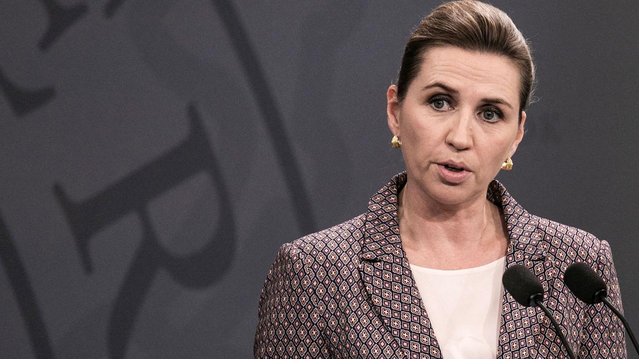 Denmark's Prime Minister Mette Frederiksen said the government would follow recommendations to classify the coronavirus as a "socially threatening disease" and reimpose restrictions. Picture: Olafur Steinar Gestsson/Ritzau Scanpix/AFP