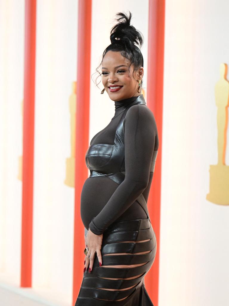 Barbadian singer/actress Rihanna in Alaia. (Photo by Frederic J. Brown / AFP)