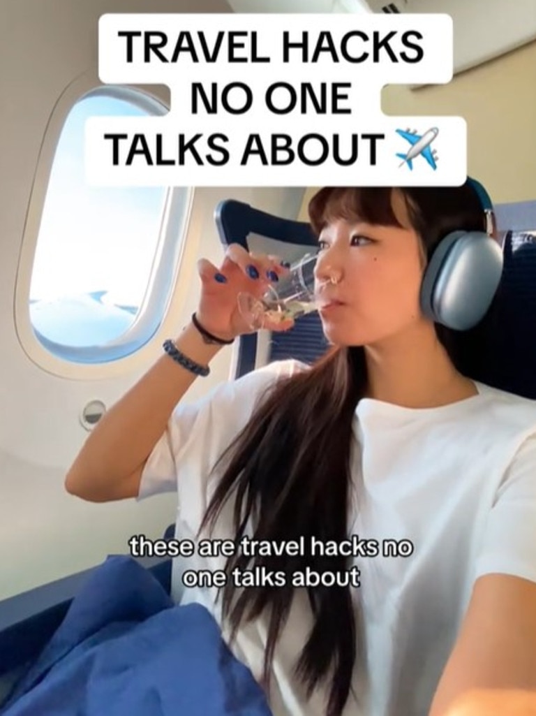 Grace Cheng has shared the travel hacks she says no one talks about. Picture: TikTok / @gracietravels