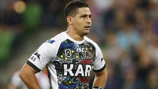 Cody Walker captained the Indigenous All Stars after being overlooked for the side entirely in the past couple of years. Picture: AAP