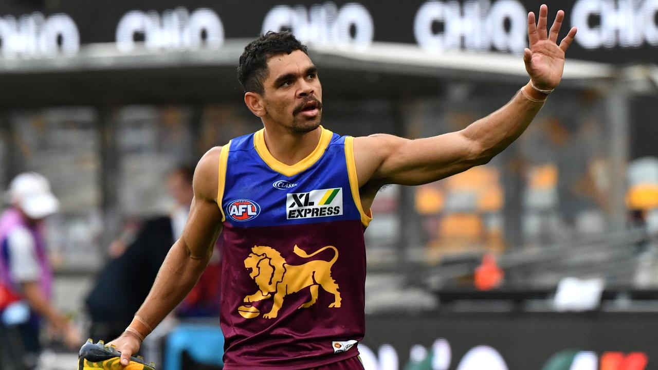 Brisbane’s All-Australian forward Charlie Cameron is being chased by multiple rival clubs. (AAP Image/Darren England)