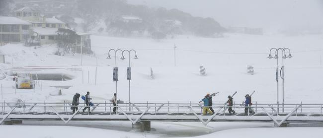 The Perisher Creek below the Perisher snow fields bridge. Photo by Steve Cuff