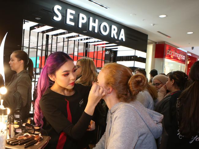 Pictures from the opening of the new Sephora store at Macarthur Square.