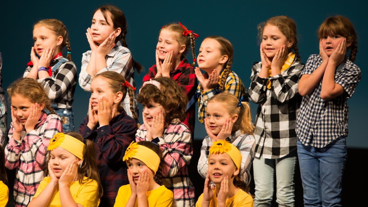 Coomera Anglican College yr 2-3 at the Gold Coast Eisteddfod. Picture: Pru Wilson Photography.