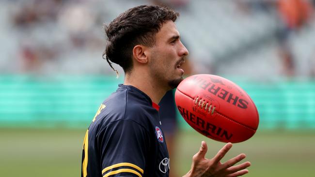 Izak Rankine will face the Blues on Thursday night. Picture: James Elsby/AFL Photos via Getty Images