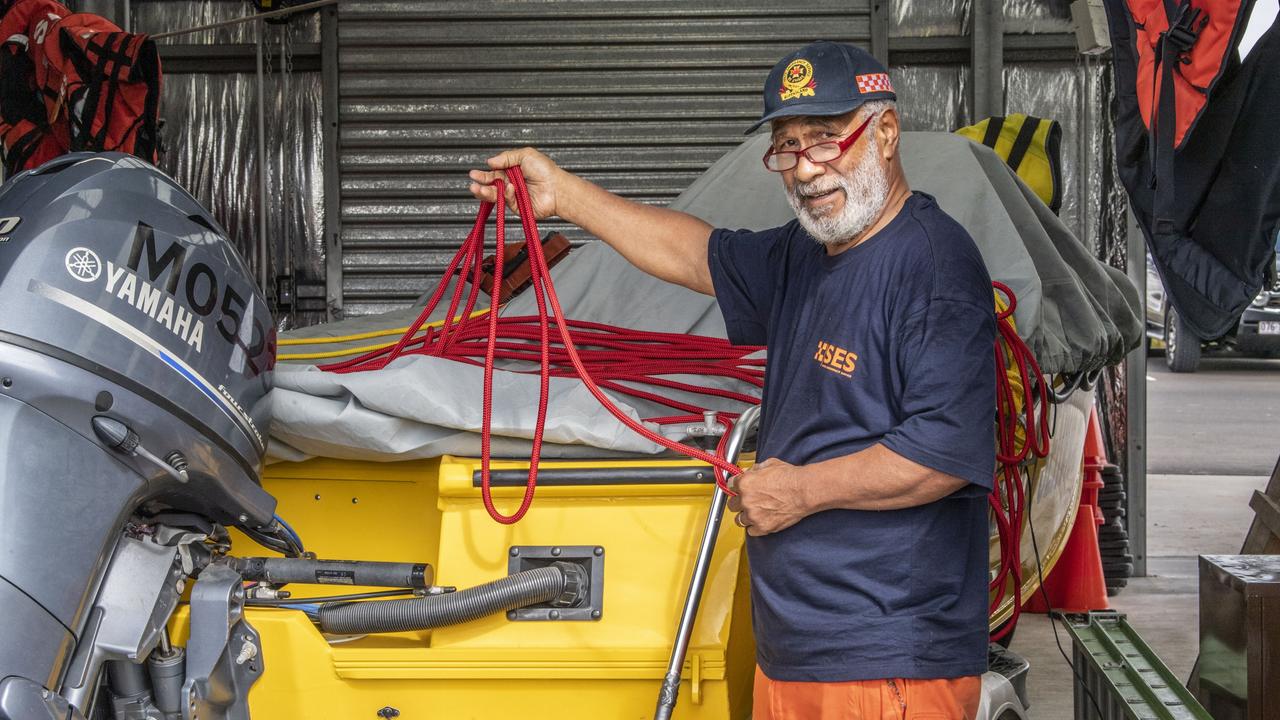 Taufa Halaufia, SES Toowoomba Group. Monday, February 28, 2022. Picture: Nev Madsen.