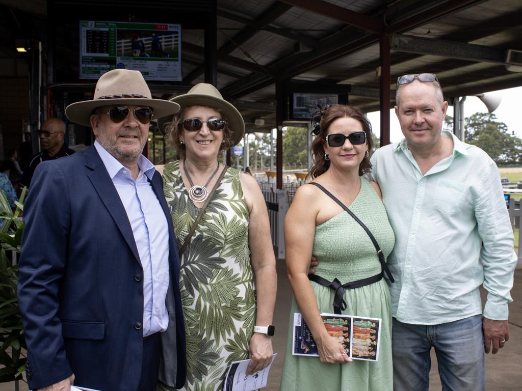 Hugh, Mary, Rachael and Tim at the Bundaberg Catholic Schools Race Day.