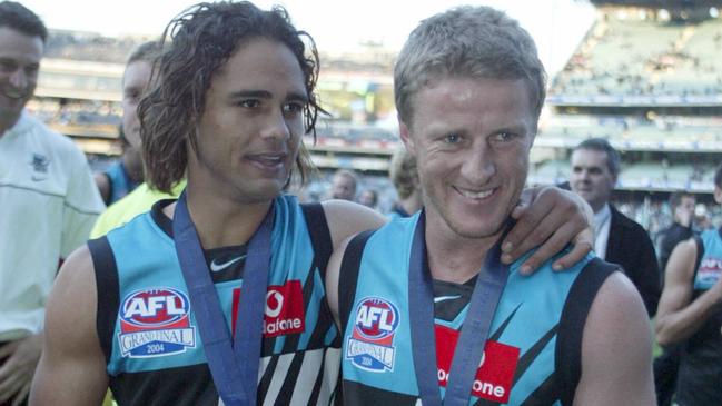 Damien Hardwick was traded to Port Adelaide, where he secured a second flag as a player in 2004.