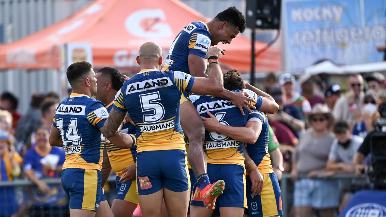 The Eels are flying high now on and off the field. Picture: NRL Images