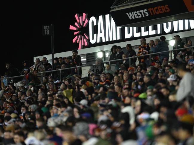 A wild brawl marred the Tigers v Rabbitohs game. Picture: NRL Photos