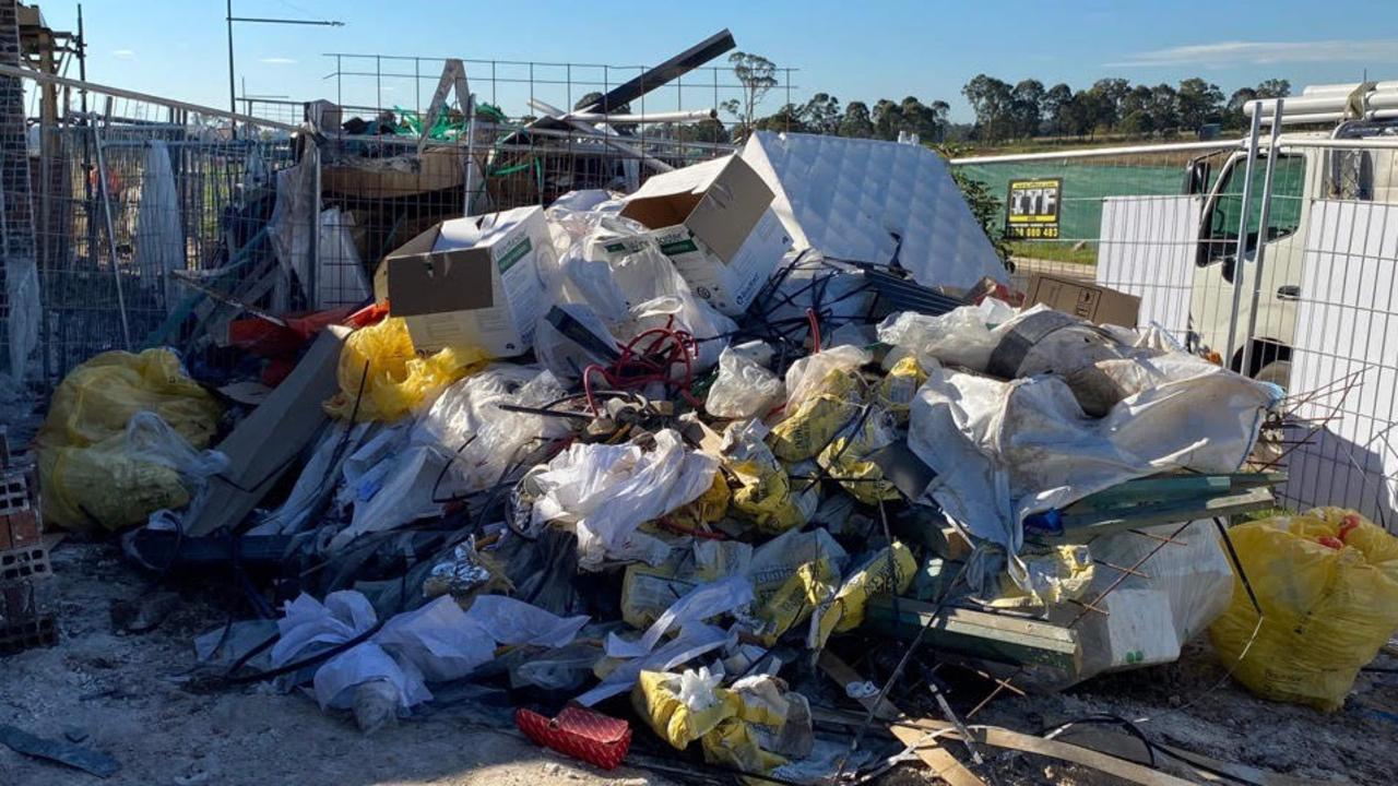 In 2020 construction activities generated the second largest amount of solid waste in Australia. Picture: Nadia Young, PRCG