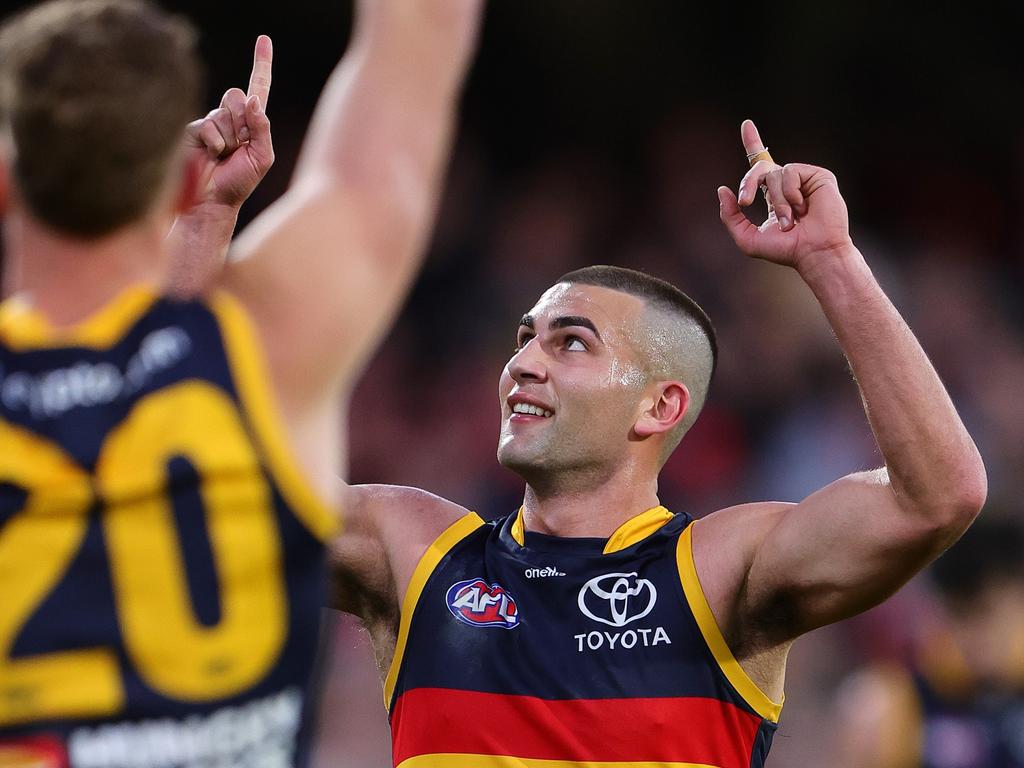 Josh Rachele (Photo by Sarah Reed/AFL Photos via Getty Images)