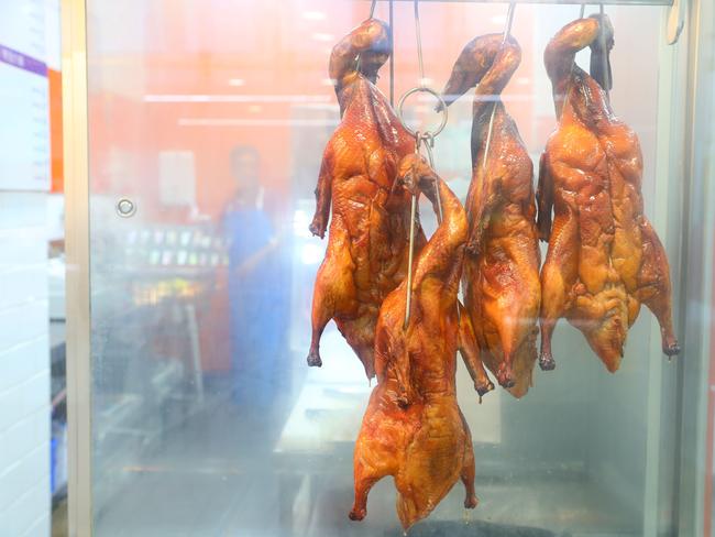 Roasted Duck at Sunrise BBQ Butcher at Sunnybank. Photo Lachie Millard