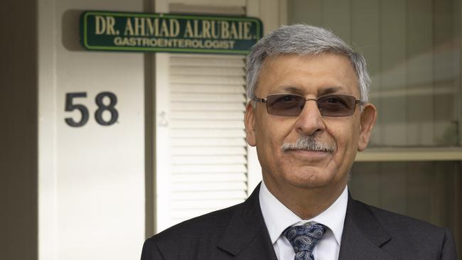 Dr Ahmad Alrubaie outside his Condell Park surgery. Picture: Matthew Vasilescu