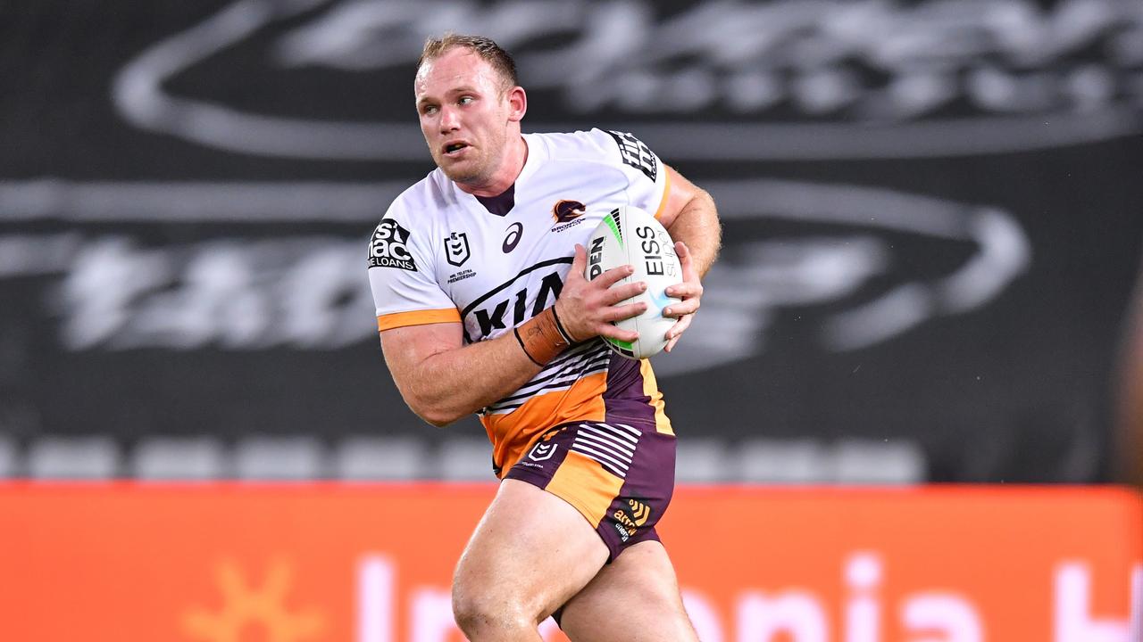 Matt Lodge was one of Brisbane’s best before being released. Picture NRL photos