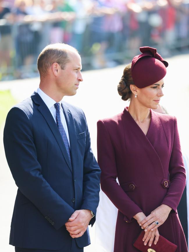 The Prince and Princess of Wales marked the occasion at St Davids Cathedral. Picture: Getty Images)