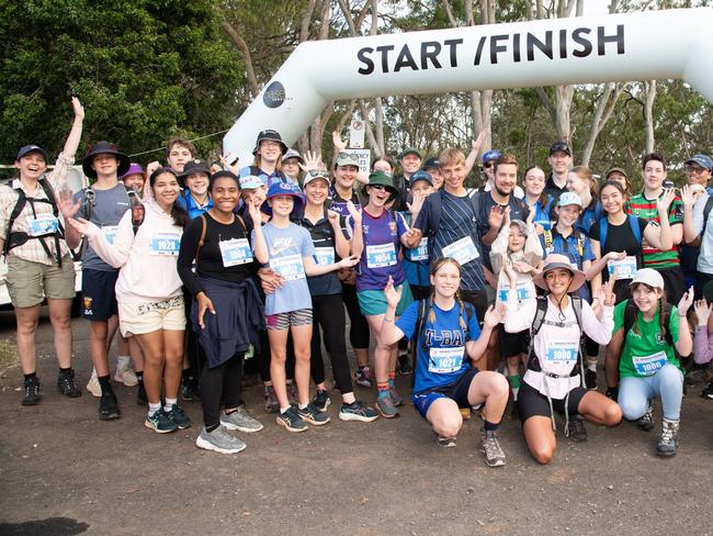 The Harristown High School team.The Base Services, Hike for Homeless held at Jubilee Park. October 19th, 2024