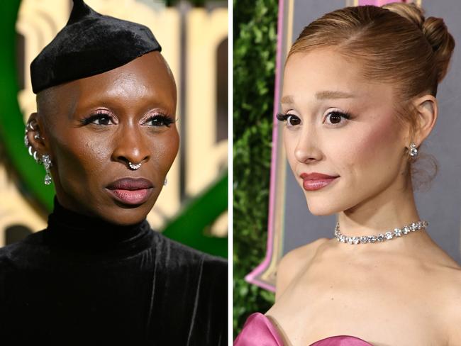 Wicked stars Cynthia Erivo and Ariana Grande.