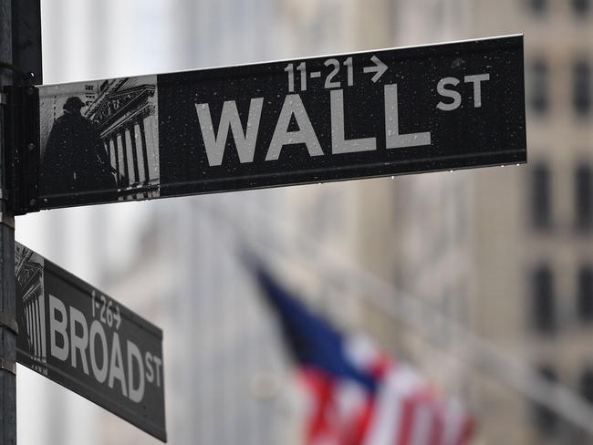 It’s been a tumultuous past month for Wall Street. Picture: AFP