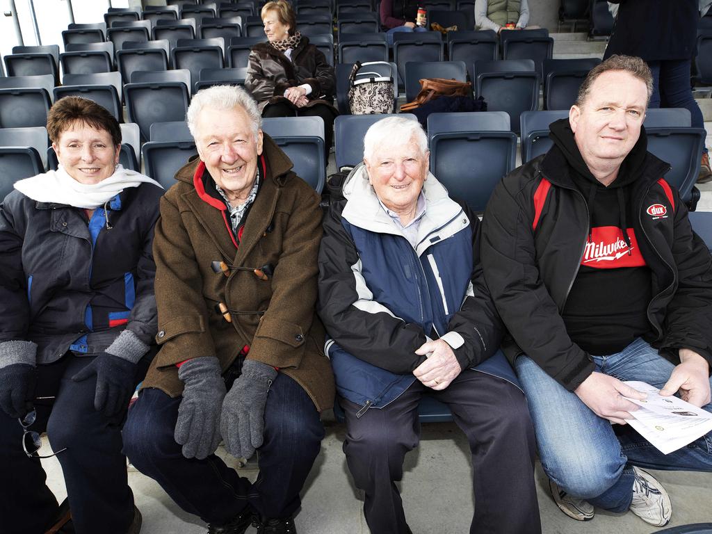 From left, Pauline and Peter Fleming, of Launceston, Stan Digney, of Hadspen, and Rob Digney, of Hillwood. Picture: Chris Kidd