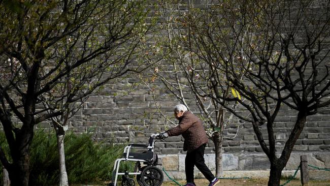 China’s leaders are growing anxious to halt the shrinking and ageing in the country’s population. Picture: AFP