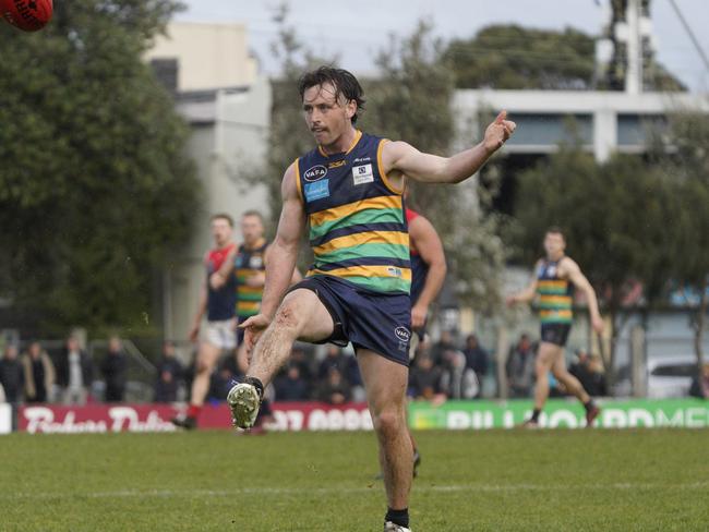 VAFA Premier Men's Grand Final - St Kevin's Old Brighton played at Trevor Barker Oval. Harry Wardlaw - St Kevin OB. . Picture: Valeriu Campan