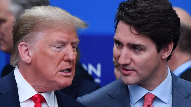 Canada has vowed to retaliate against Donald Trump’s proposed tariffs. Picture: AFP.