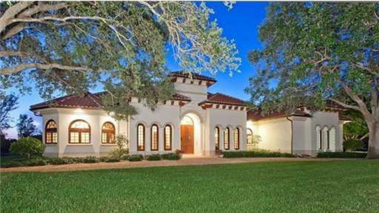 At the time of the split, the pair owned numerous homes together, including a ranch in Wellington, Florida (pictured). Picture: Realtor