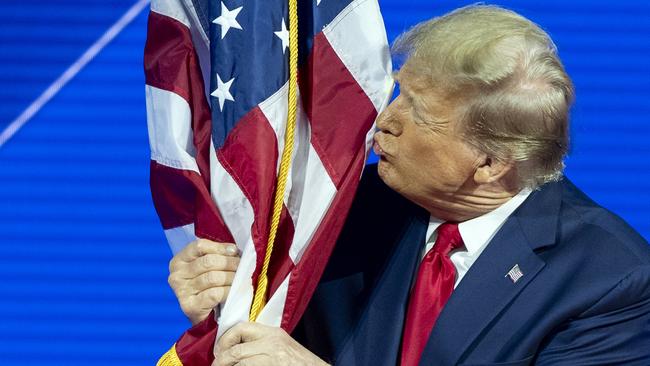 Donald Trump’s re-election to the White House raises questions about how the world would respond to a trade war between the US and China. Picture: AP