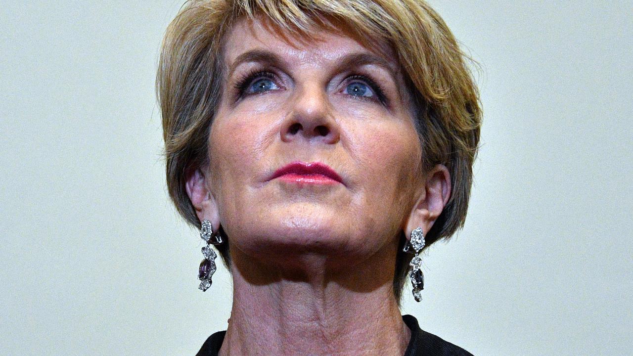 Former Liberal deputy leader Julie Bishop. Picture: AAP