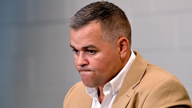 Anthony Seibold has another issue to deal with. Picture: Bradley Kanaris/Getty