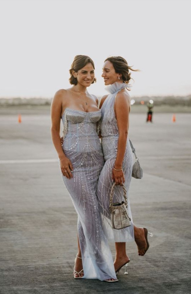Jade Brycki and Bella Varelis were also in attendance. Picture: Sydney Airport