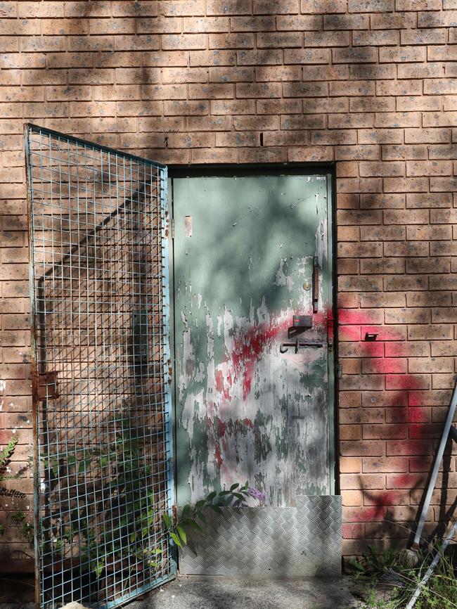 A side door to the warehouse. Picture: David Swift.