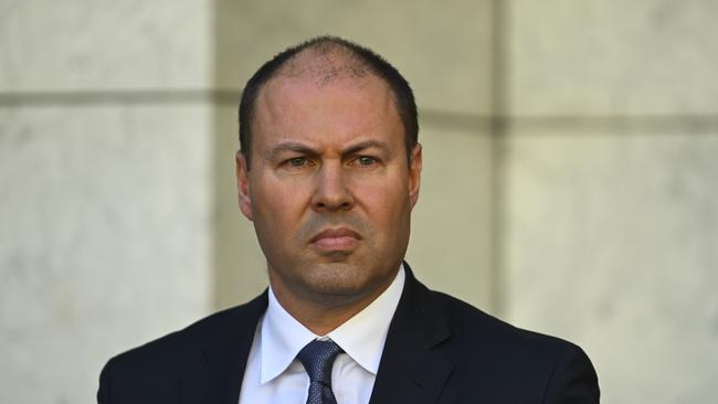 Treasurer Josh Frydenberg. Picture: Lukas Coch/AAP