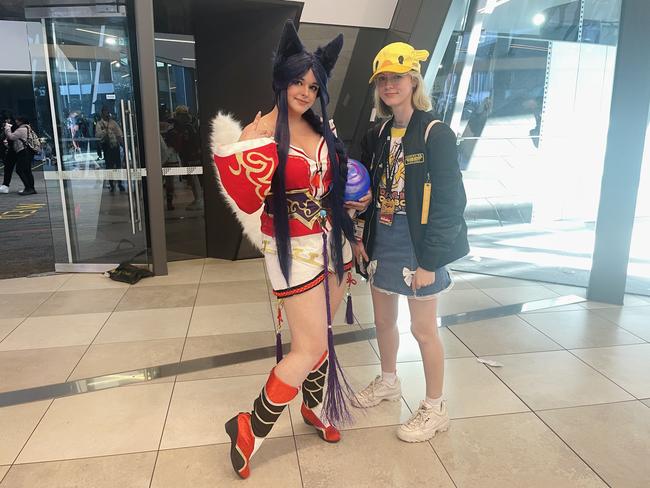 The PAX Aus Convention at the Melbourne Convention and Exhibition Centre (MCEC) on Saturday, October 12, 2024: Bibi and Paige. Picture: Jack Colantuono