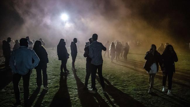 School leavers have been running rampant in Rye. Picture: Jason Edwards