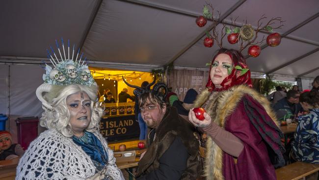 Sinna Ethereal, Brados Ethereal and LouLou Ethereal. Willie Smiths Mid-Winter Festival. Picture: Caroline Tan