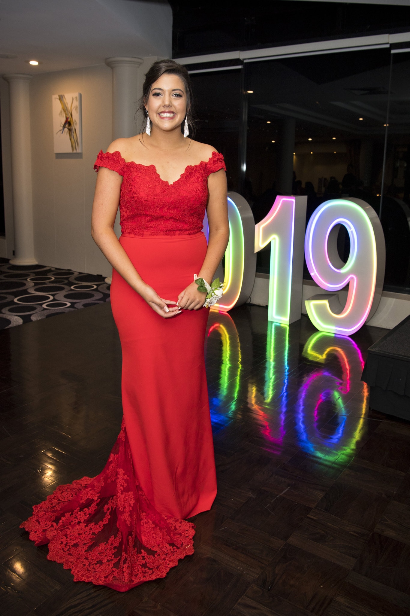 Sophia Daniel. Toowoomba State High School formal at Picnic Point, Wednesday, November 13, 2019. Picture: Kevin Farmer