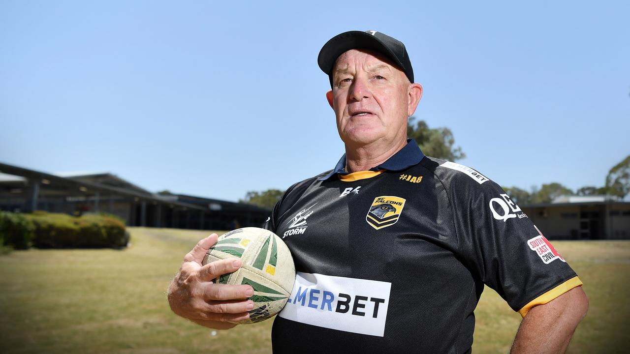 Sunshine Coast Falcons BMD head coach Steve Belsham. Picture: Patrick Woods.