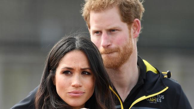 Prince Harry and Meghan Markle ‘fared poorly’ in the new polling. Picture: Mega Agency