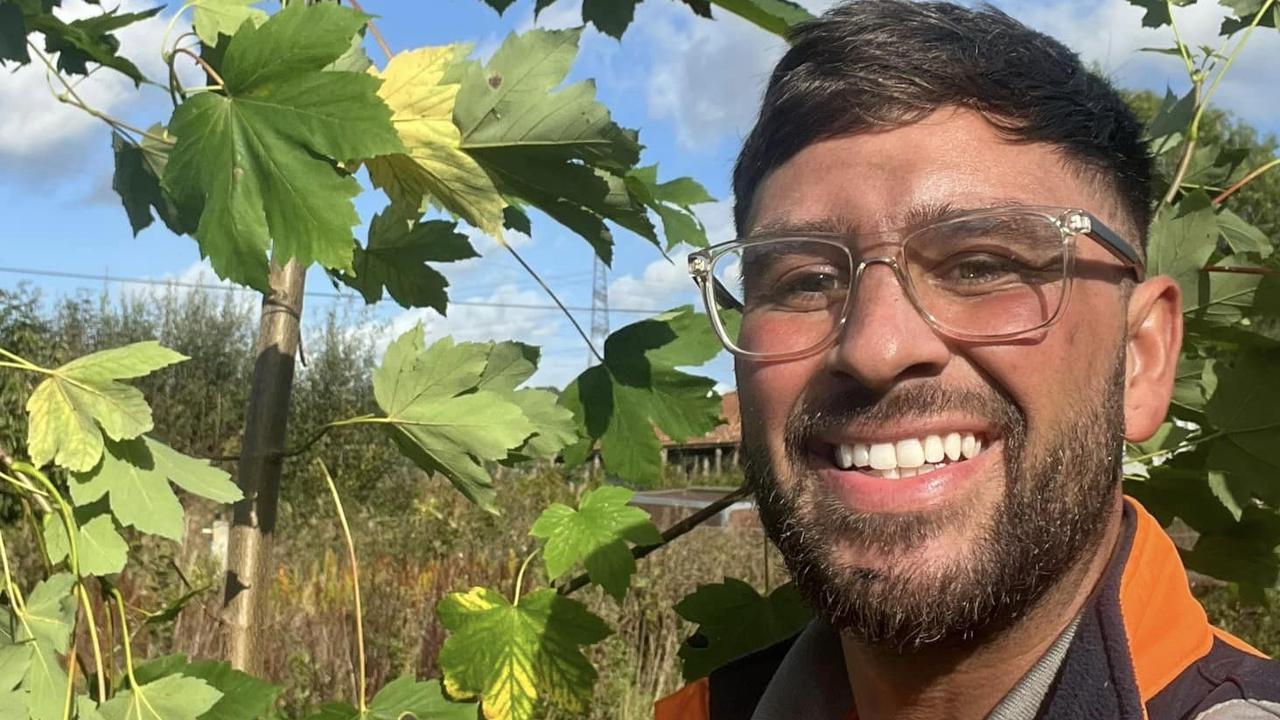 Kieran Chapman planted the sapling on Friday, metres away from the stump of the iconic Sycamore Gap tree Picture: Facebook