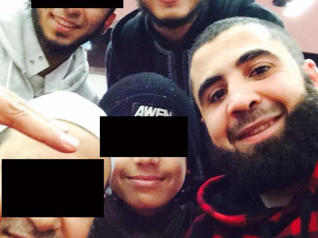 Sydney man Ahmed Merhi poses for a selfie in a photo uploaded to his Facebook on April 12, 2015 with friends.