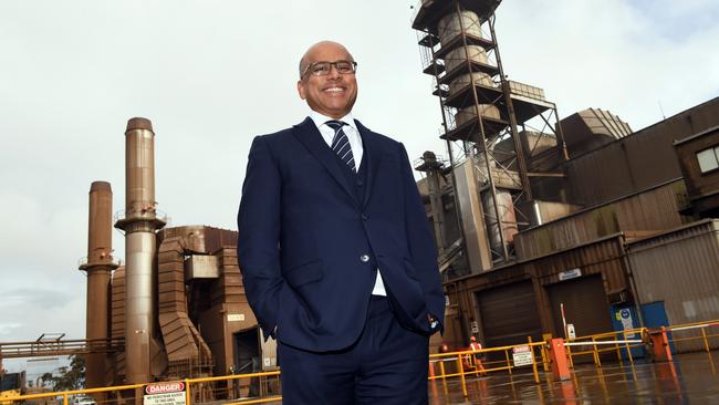 GFG Alliance chairman Sanjeev Gupta this week committed to a major upgrade of the Whyalla Steelworks. Picture: AAP / Julian Smith