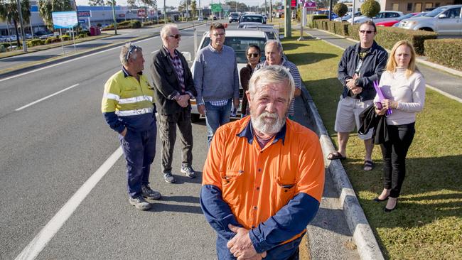 David Mills is among those left distressed by the project. Picture: Jerad Williams