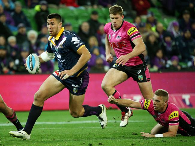 Youngster Nelson Asofa-Solomona has immense power, speed and raw potential. Picture: Colleen Petch.