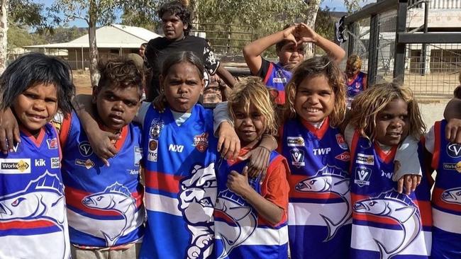 Kids in the Northern Territory and South Australia have been donning the Coutas colours. Picture: Supplied