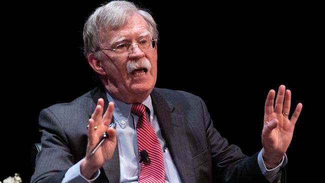 Former US National Security Adviser John Bolton. Picture: AFP